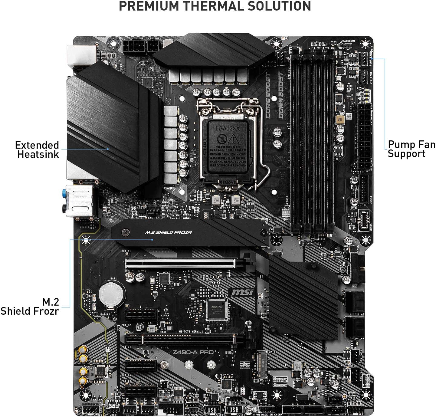 MSI Motherboard Z490-A PRO MSI Motherboard Z490-A PRO